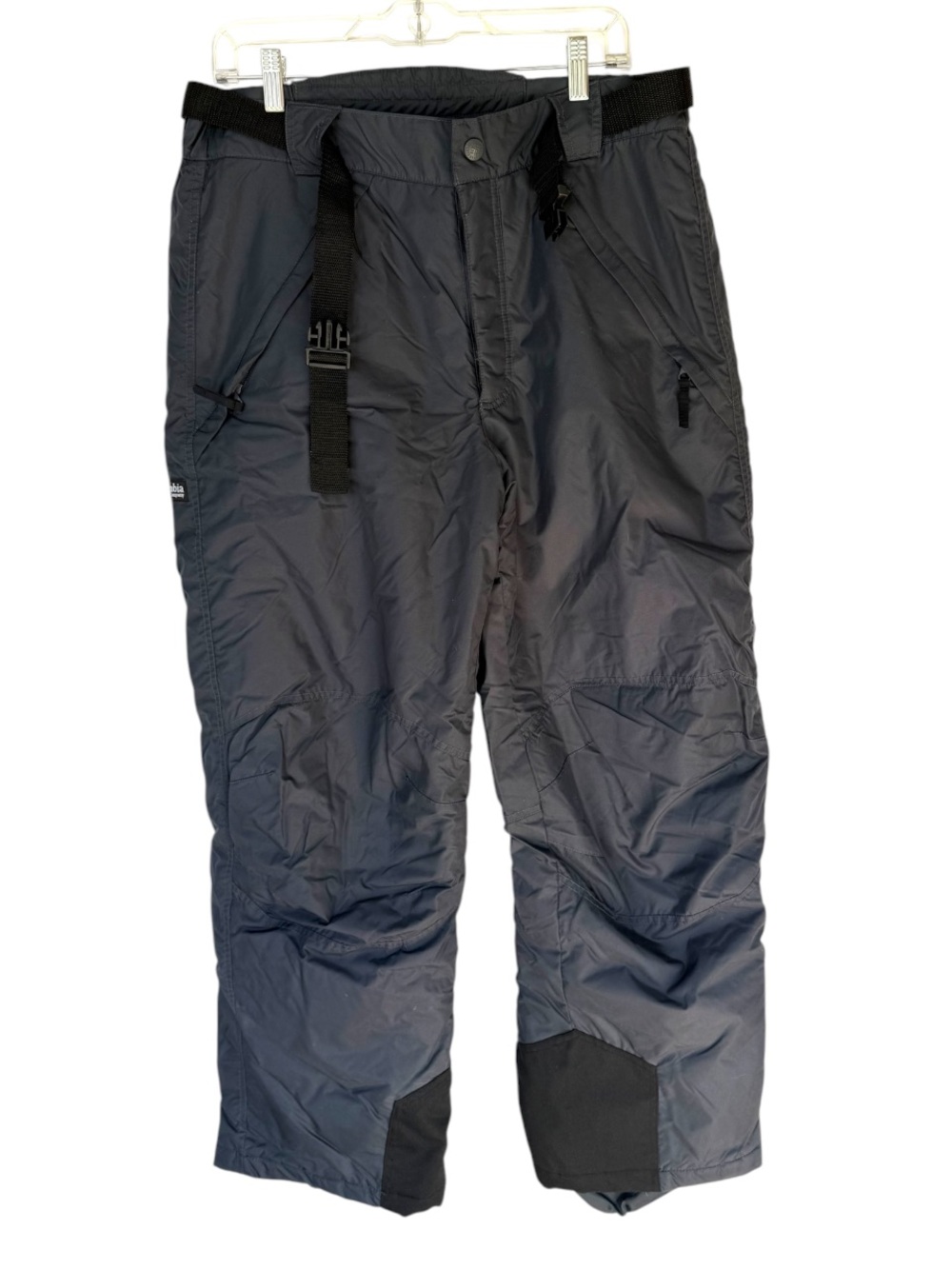 Columbia Snow Pants Men’s Large Blue black  Insulated Ski Snowboard Waterproof